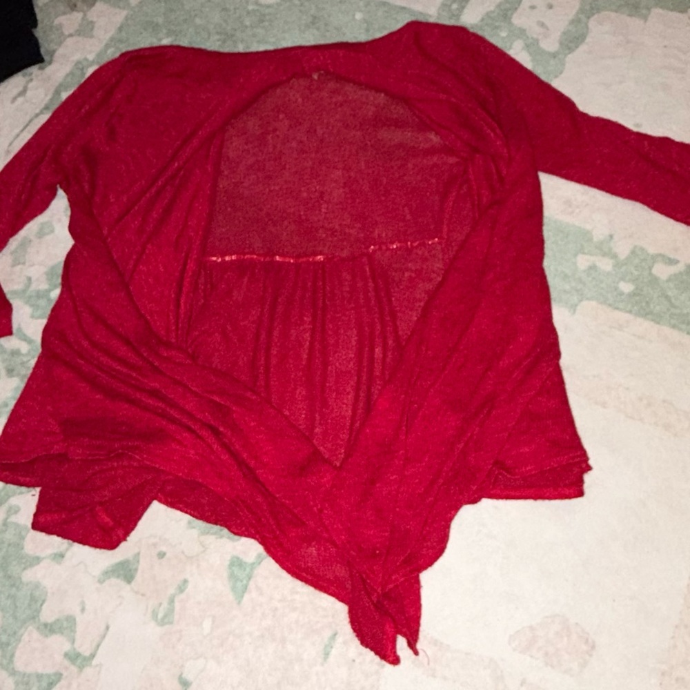 Women's Red Sweater